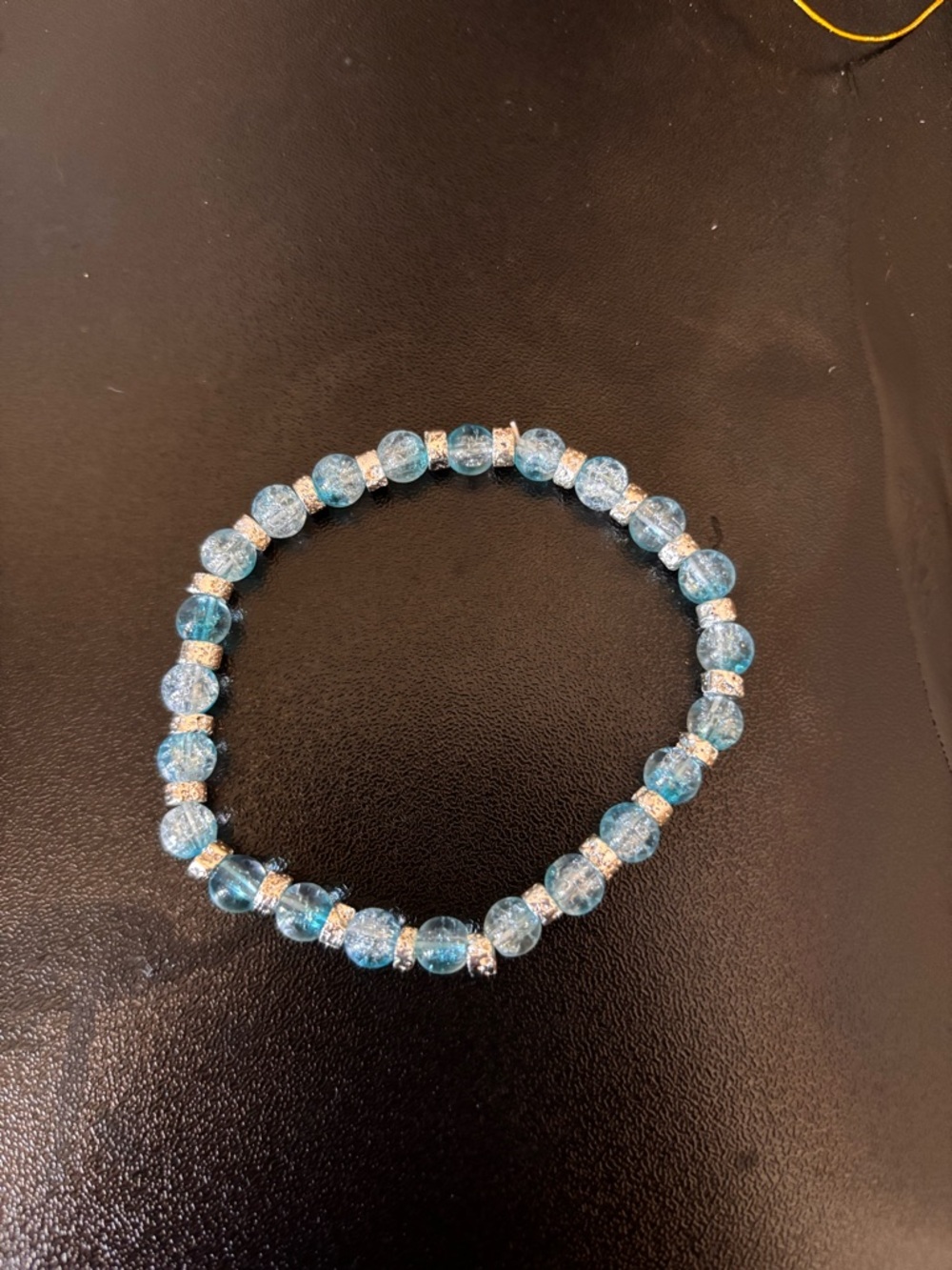 Aqua Frost Bracelet Set 9” - Picture 5 of 5